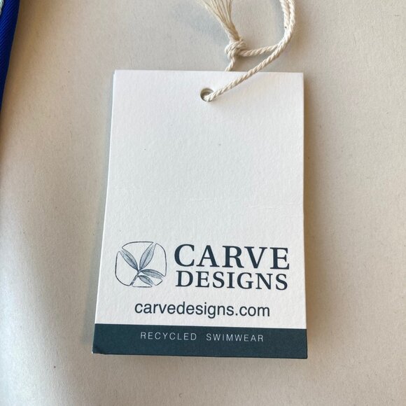 Carve Designs Maisie Swim Bottom Medium M Royal Blue UPF 50 NWT - Picture 4 of 7